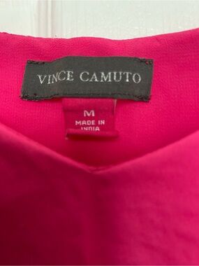 Vince Camuto Hot Pink V-Neck Blouse